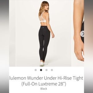 lululemon black wunder under tights!🔥🔥